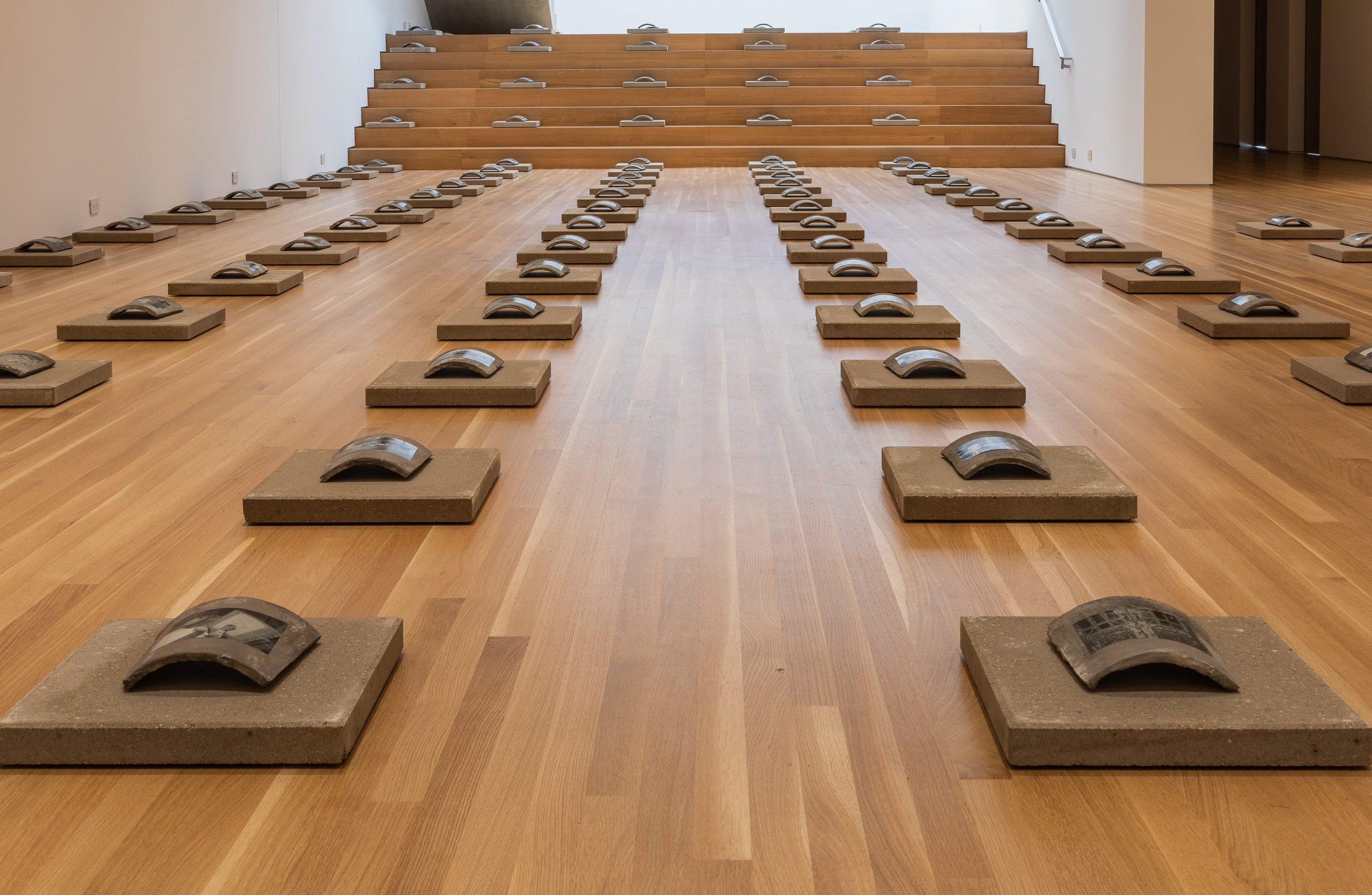 Yin Xiuzhen, Transformation, 1997. Installation view, The Allure of Matter: Material Art from China, Wrightwood 659.