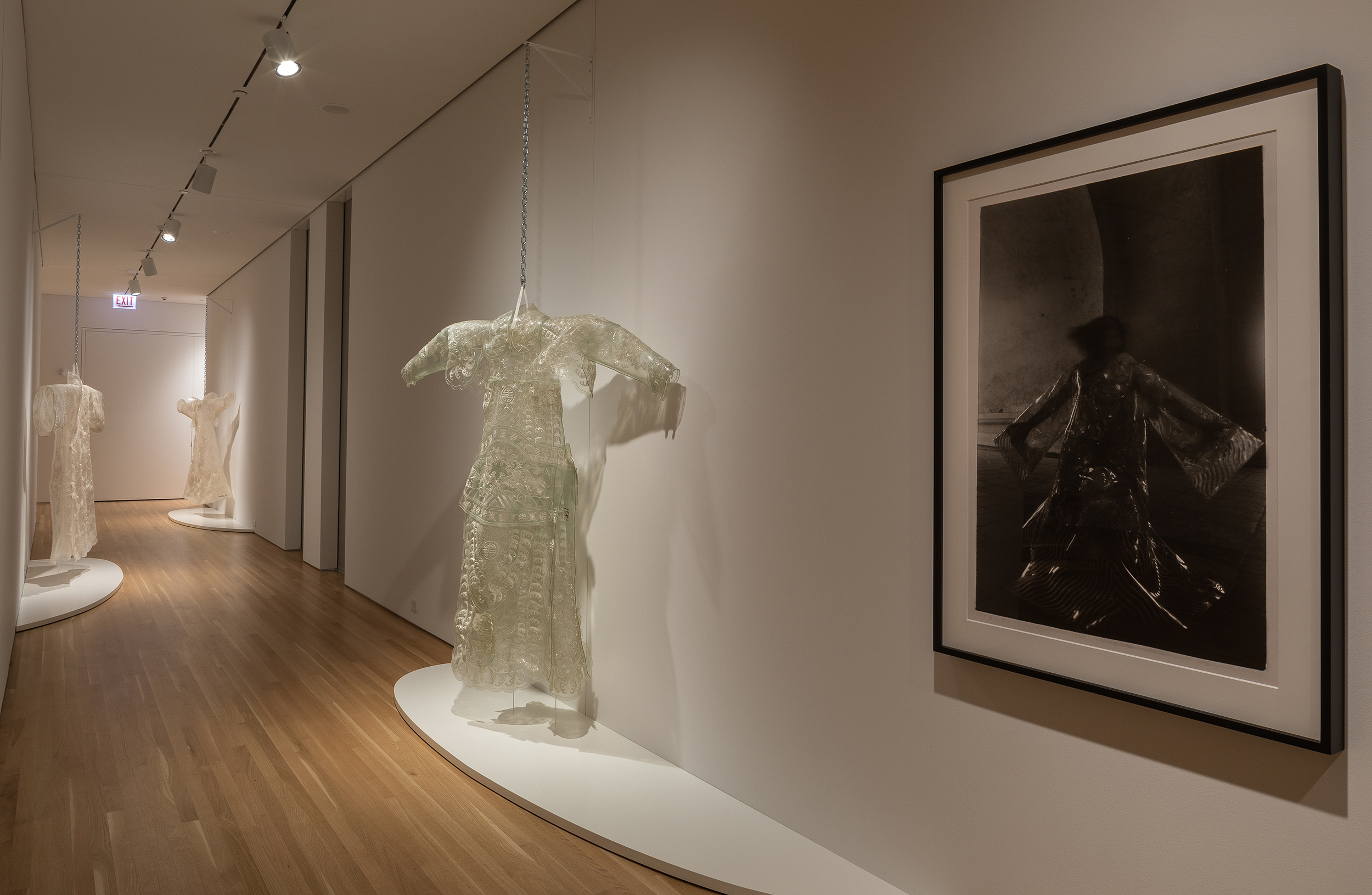 Installation view, The Allure of Matter: Material Art from China at Wrightwood 659.