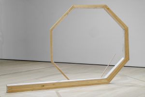 Hu Xiaoyuan, Ant Bone IV, 2015. Installation view, The Allure of Matter: Material Art from China, Los Angeles County Museum of Art, 2019–2020. Photo: © Museum Associates/LACMA.