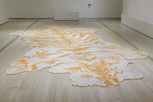 Xu Bing, 1st Class, 2011. Installation view, The Allure of Matter: Material Art from China, Los Angeles County Museum of Art, 2019–2020. Photo courtesy of © Museum Associates/LACMA.