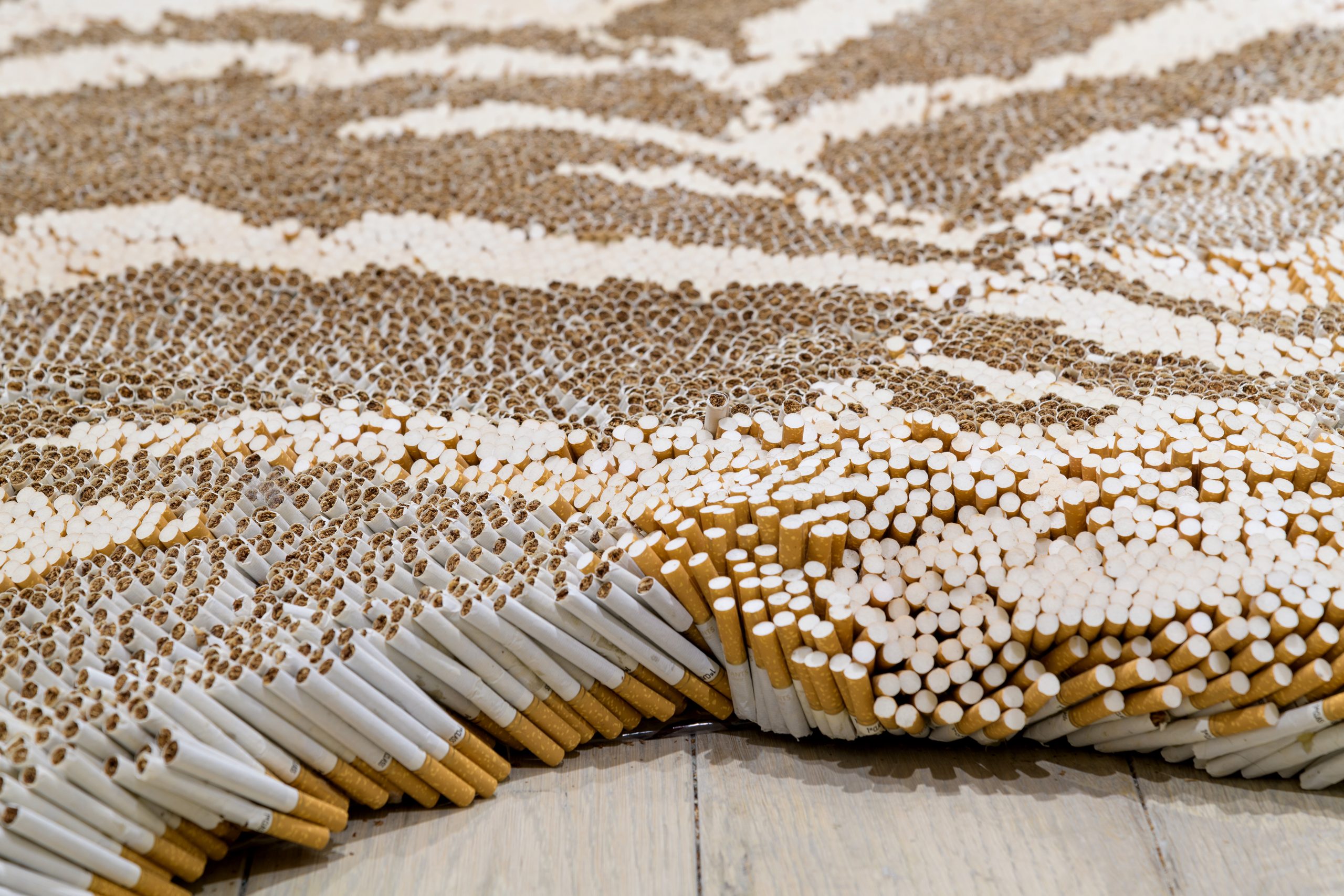 Xu Bing, 1st Class, 2011. Detail. Photo courtesy of © Museum Associates/LACMA.