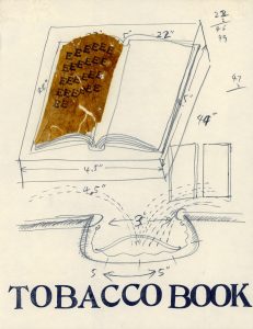 Xu Bing, Study for Tobacco Book, 1999. Photo courtesy of Xu Bing studio.