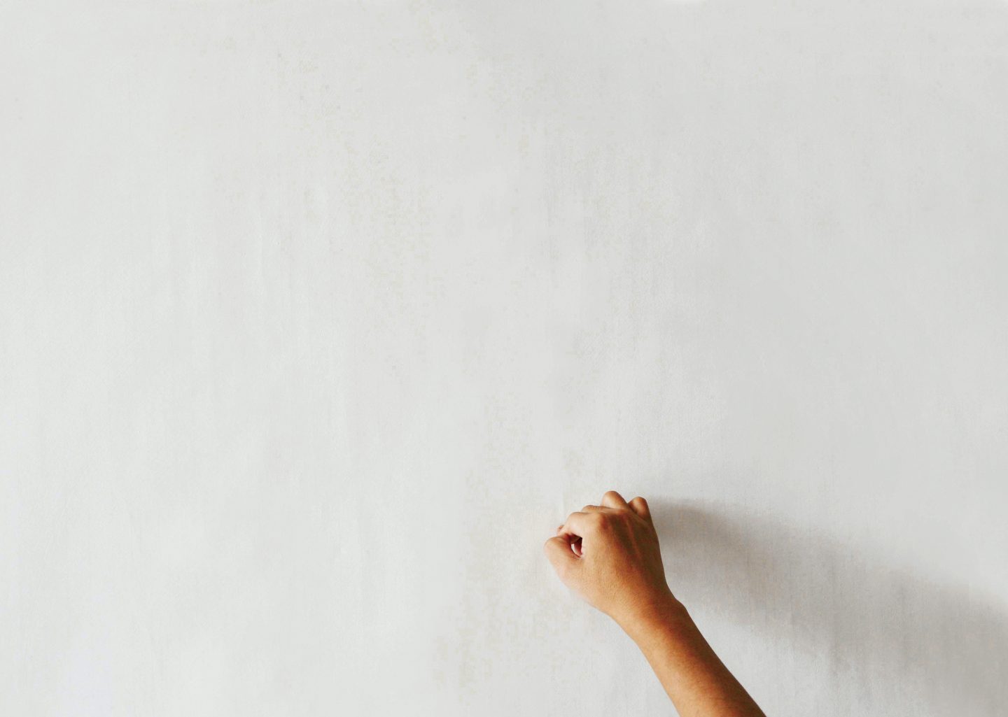 Zhang Yu making a Fingerprints work in Beijing, 2007. Photo courtesy of the artist.