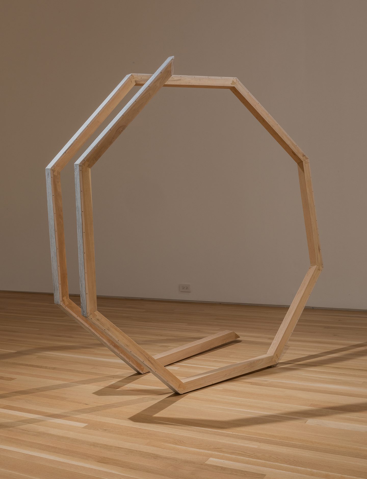 Hu Xiaoyuan, Ant Bone V, 2015. Installation view, The Allure of Matter: Material Art from China, Wrightwood 659.