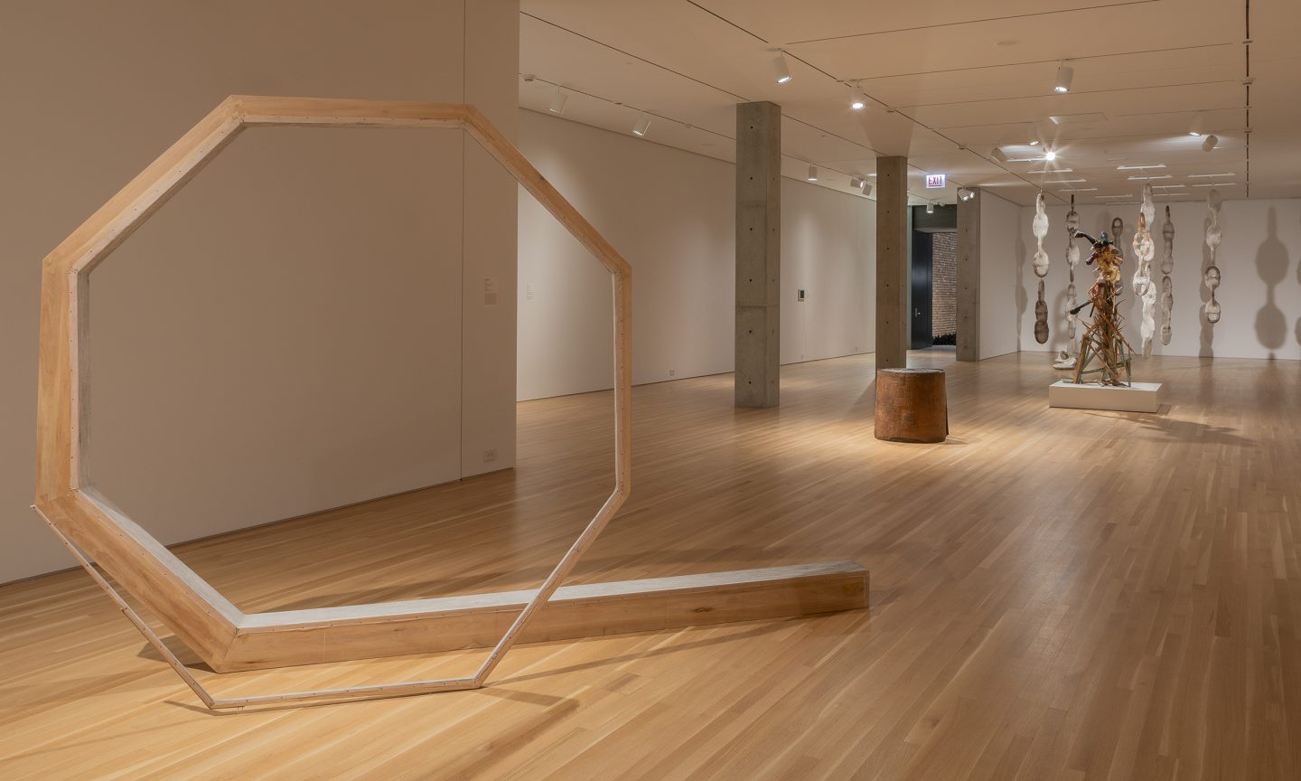 Hu Xiaoyuan, Ant Bone IV, 2015. Installation view, The Allure of Matter: Material Art from China, Wrightwood 659.